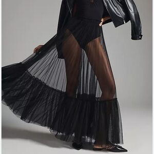 Geisha Designs Sheer Tulle Skirt